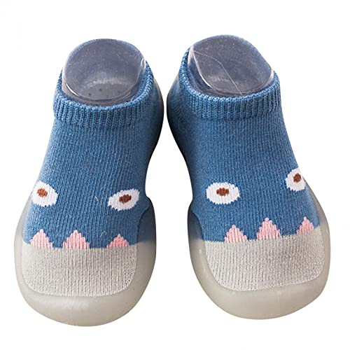 Weiche Sohle Babyschuhe Lauflernschuhe Anti-Rutsch Warme Hausschuhe Socken Bodensocken Wintersocken Schuhe für Baby Junge Mädchen Atmungsaktiv Krabbelschuhe Indoor Socken Schuhe Stricken Cover