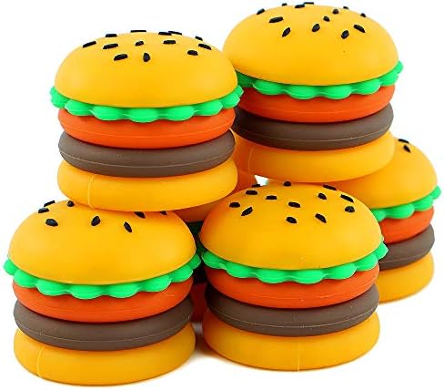 YHSWE 20pcs 5ml Silicone Storage Container Non Stick Wax Oil Multi Use Hamburger Jar