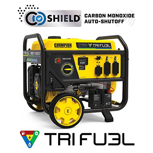 Champion Power Equipment 8125-Watt Electric Start Tri-Fuel Portable Generator with CO Shield - Image 3