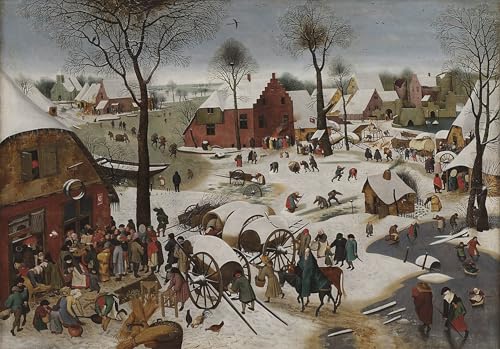 Poster Peinture Graffiti Brueghel pour Rénover un Mur Terne