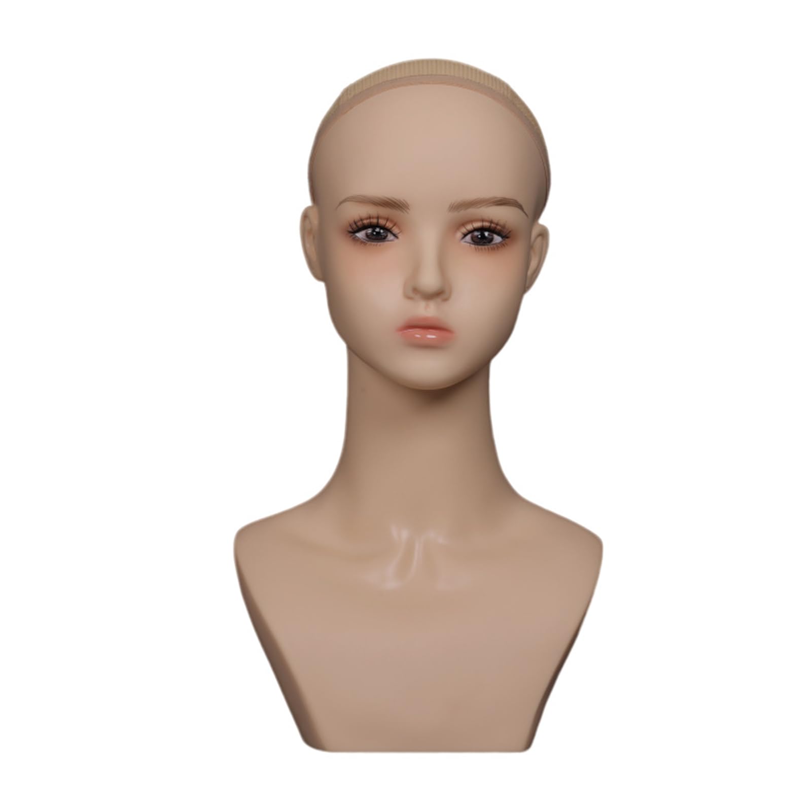 Amazon.co.jp: リアルな女性マネキンヘッド肩付きマネキンウィッグ