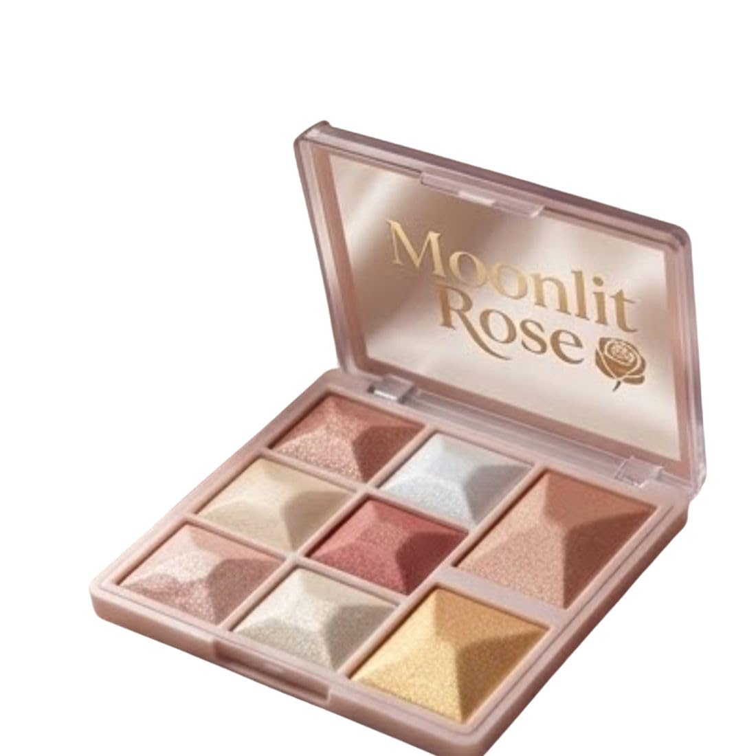8Colour Moonlit Rose Shimmer Highlighter Multicolor Pack of 1-image-8