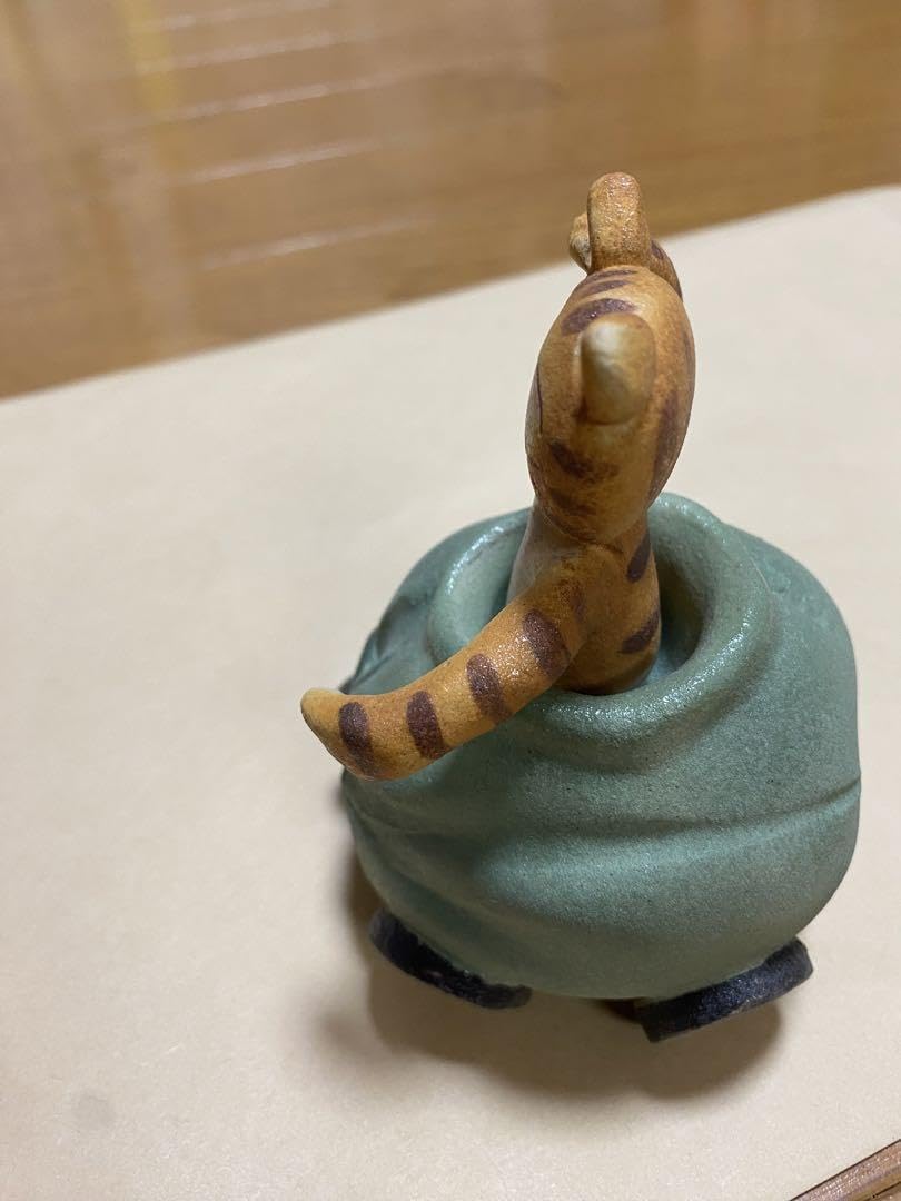 Amazon.co.jp: 益子焼 陶器 置物 猫 インテリア : ホーム＆キッチン