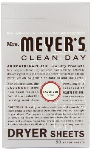 Mrs Meyer's Clean Day Trocknerlaken, 80 Stück