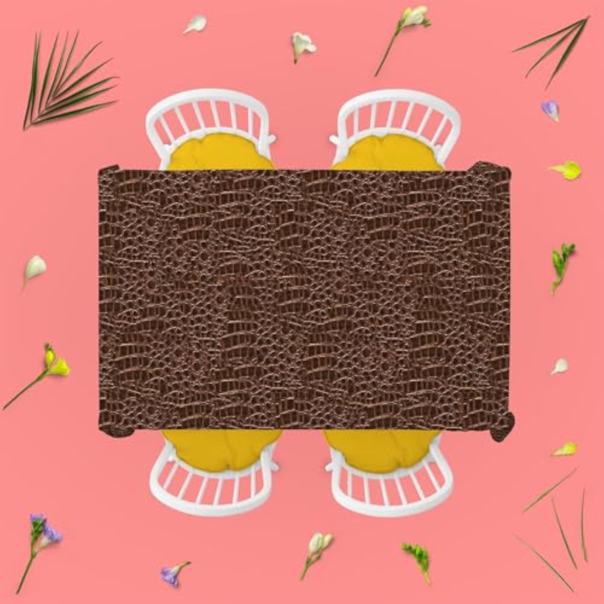 Crocodile Hide Table Cloth Cover for Dining & Center Table