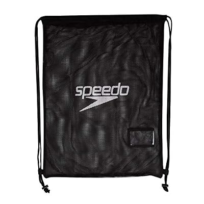 Speedo Unisex Adulto Equipment Mesh Bag Borsa, Nero, Taglia Unica