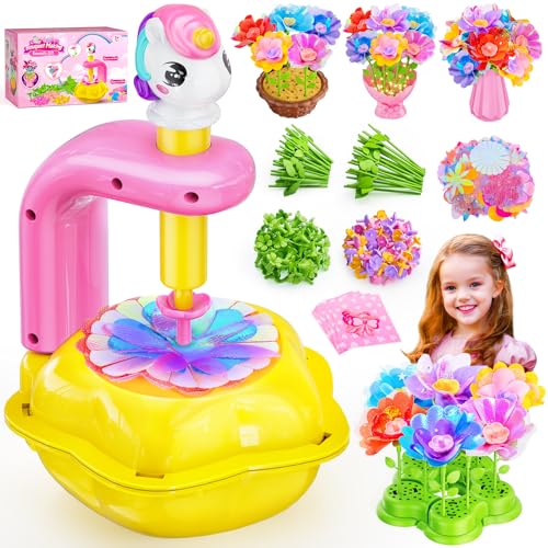 DIY Arts and Crafts for Kids Flower Toys with Lighted vase,...