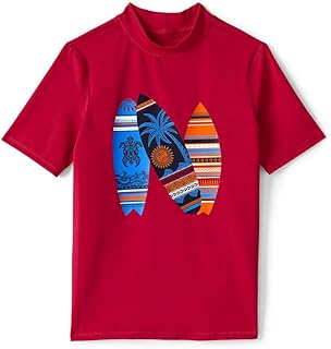 Lands' End Kids Short Sleeve UPF 50 Sun Protection Rash Guard