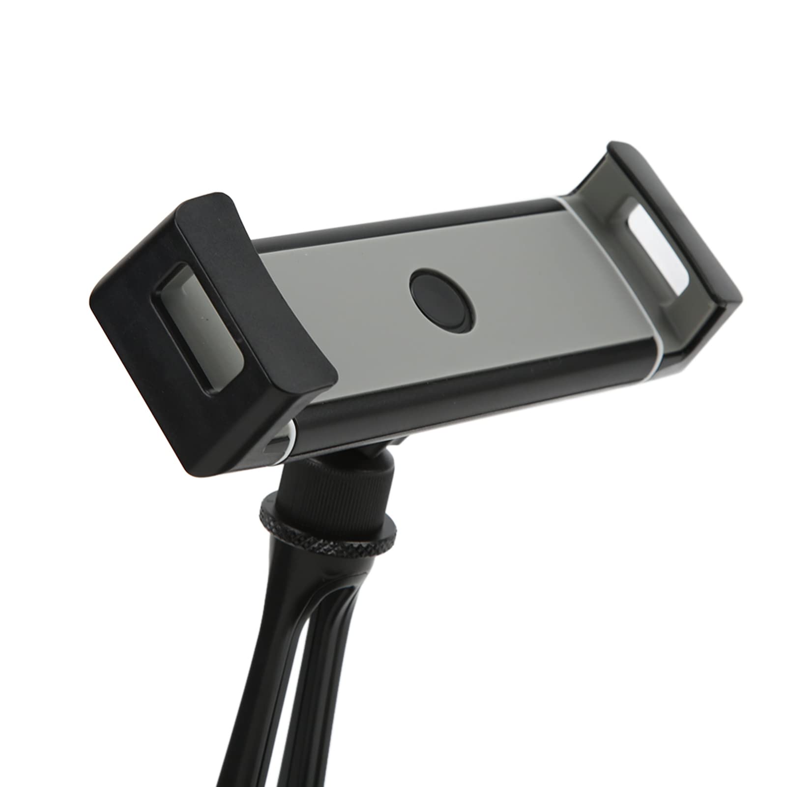 plplaaoo Supporto per tablet in alluminio pieghevole girevole a 360 gradi supporto da scrivania per tablet per telefono da cucina comodino tavolo da ufficio resistente clip universale