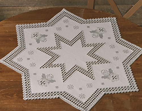Nappe à broder Hardanger Permin ouvrage d art textile haut de gamme