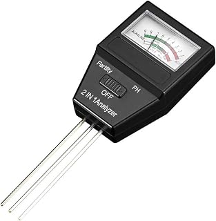 Jiangtao 2 em 1 analisador de fertilidade de ph do solo tipo ponteiro multifuncional testador de solo portátil microelemento do solo medidor de ph para estufa jardim gramado fazenda pomar