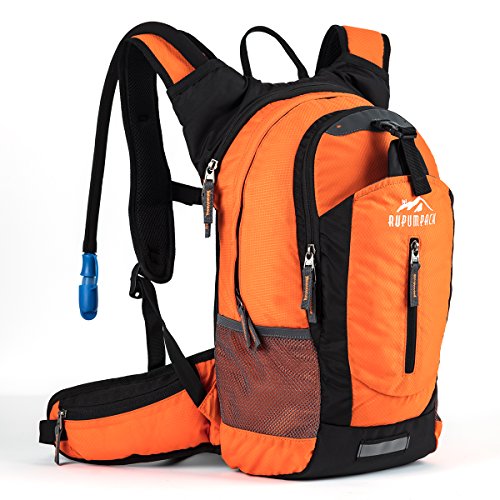 RUPUMPACK Insulated Hydration Backpack Pack with 2.5L BPA Free Bladder, Lightweight Daypack Water