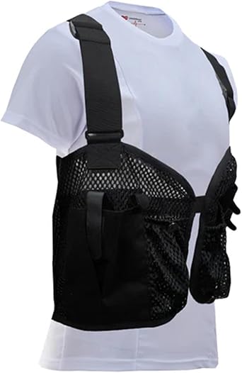 LVAD Mesh Vest, Concealed Pockets for Controller and Batteries, Ideal for Heartmate Devices