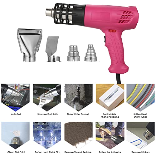 PAPAPI Máquina de ar quente 1600-2000 W Kit de máquina de aquecimento de ar quente com configuração