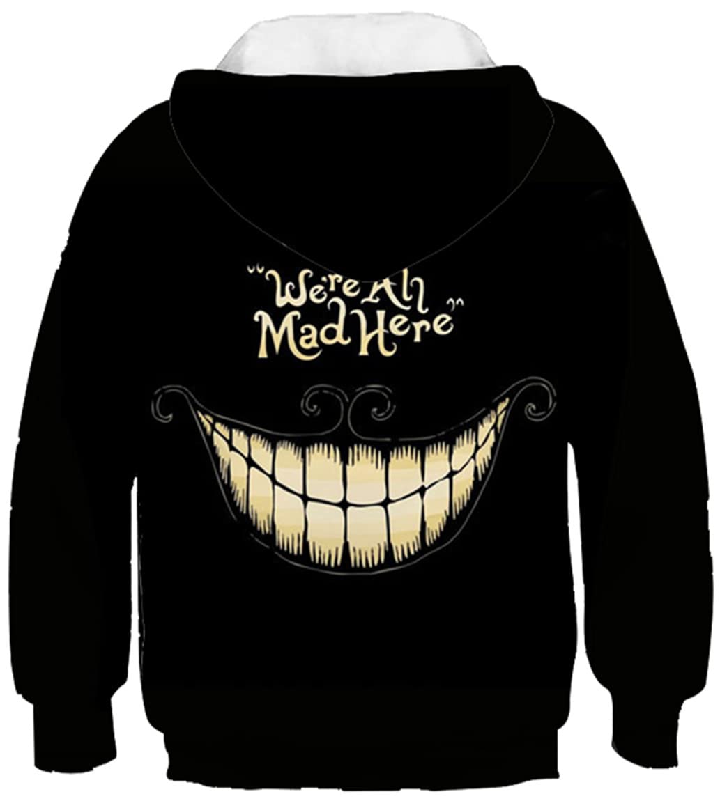 Ocean Plus Bambino Felpa con Cappuccio Manica Lunga Bambini e Ragazzi Stampa Digitale Unisex Poliestere Pullover Sweatshirt