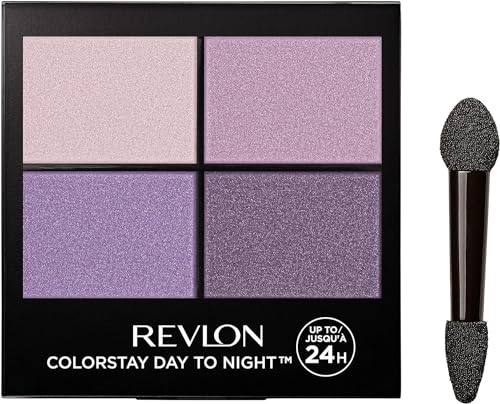 Revlon - ColorStay Day to Night Eyeshadow Quad, Sombra de Ojos, Paleta 4 Tonos Acabado...