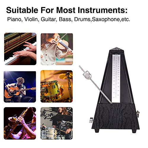 summina Métronome mécanique à pyramide – Matériau ABS pour guitare, violon, plat, instrument de musique, pratique pour… - Les Beatles, Paul McCartney, John Lennon, RIngo Starr, George Harrison summina Métronome mécanique à pyramide - Matériau ABS pour guitare, violon, plat, instrument de musique, pratique pour… – Image 7