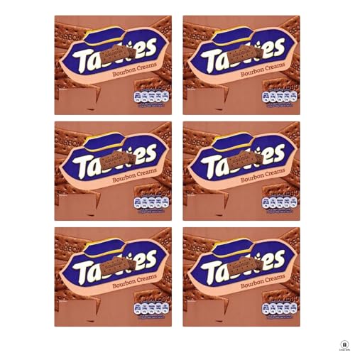 Tasties Biscuit Bundle with Tasties Chocolate Biscuit Bourbon Creams 300g (6 Pack)