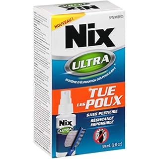Nix Ultra, Kills Lice, Pesticide Free (With Lice Comb) - 1pk (59mL) - Effective Head Lice Treatment