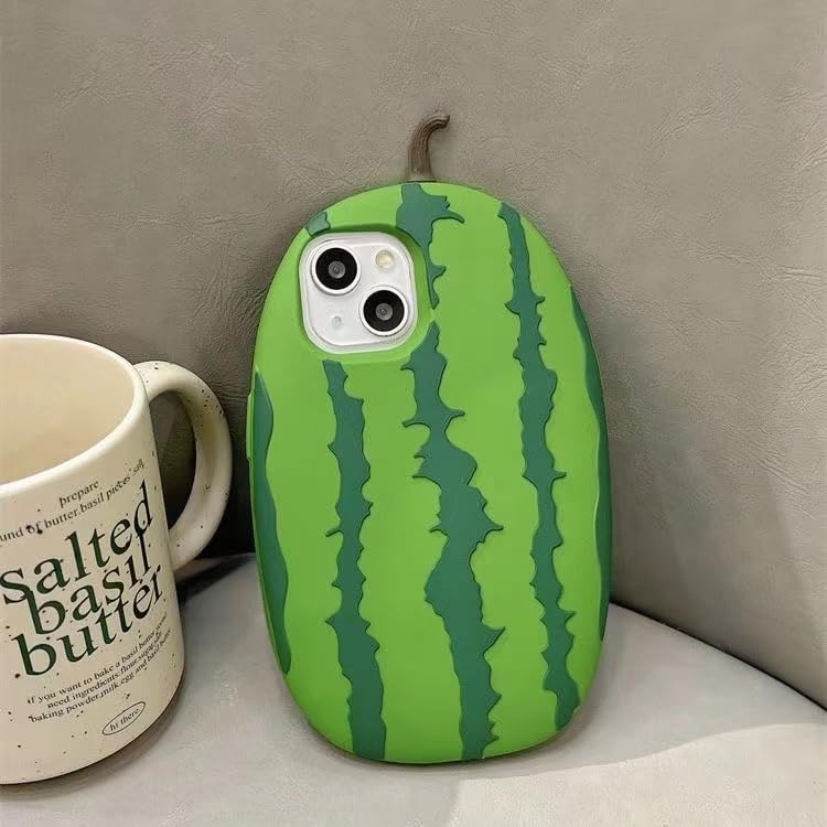 Amazon.co.jp: 面白い スイカ スマホケース 3D カバー 立体 フルーツ