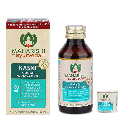 See full amazon price history chart for Maharishi Ayurveda Kasni Cough Syrup with Kanth Sudha | Ayurvedic Cough Syrup | For All Types Of Cough & Chronic Cough | Non-Drowsy | Non- Habit Forming| Non-alcoholic (100 ml (Pack of 1)) Maharishi Ayurveda Kasni Cough Syrup with Kanth Sudha | Ayurvedic Cough Syrup | For All Types Of Cough & Chronic Cough | Non-Drowsy | Non- Habit Forming| Non-alcoholic (100 ml (Pack of 1)) (B0BJZB93SS) Amazon Price History, Amazon Price Tracker