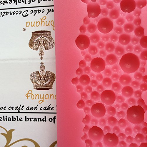 Anyana Different Size Of Round Pearls Bubbles Baking Molds Silicone Fondant Molds Cake Decorating Tools Gumpaste Cupcake Topper Decorations Party Resin Clay Chocolate Candy Molds Non Stick Easy To Use #TOP6