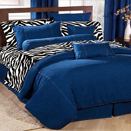 American Denim Duvet Cover Size: King