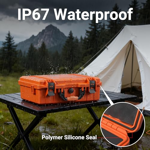 DAIERTEK Starlink Mini Carrying Hard Case, Orange by DAIERTEK - Used condition - Image 3