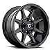 FUEL Coupler BL -Gloss BLK Wheel with Painted (20 x 8.5 inches /5 x 114 mm, 1 mm Offset)