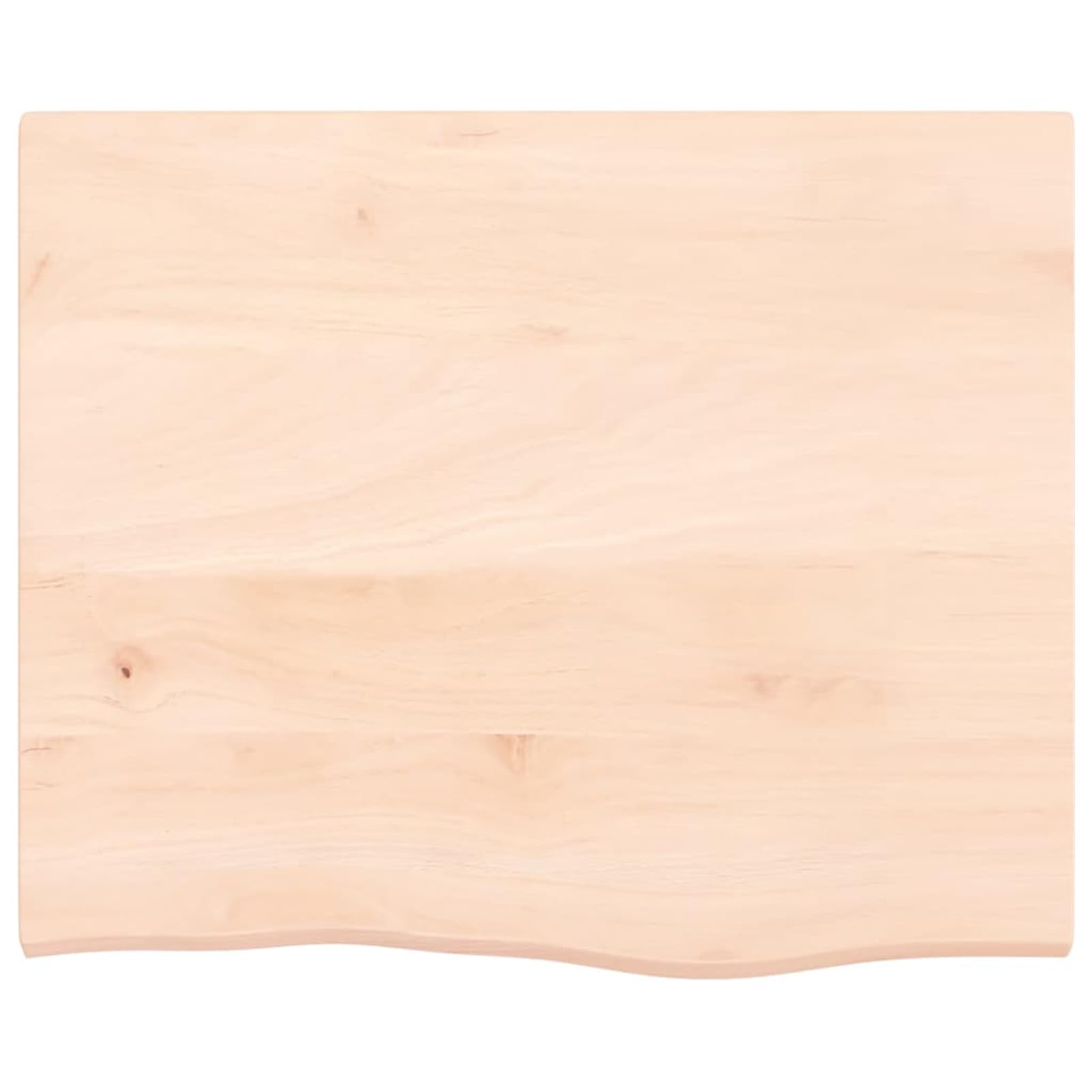 BaraSh Encimera de baño Mueble baño Madera Maciza Tablero para Mesa encimera Madera Maciza Madera Maciza sin Tratar 60x40x6 cm