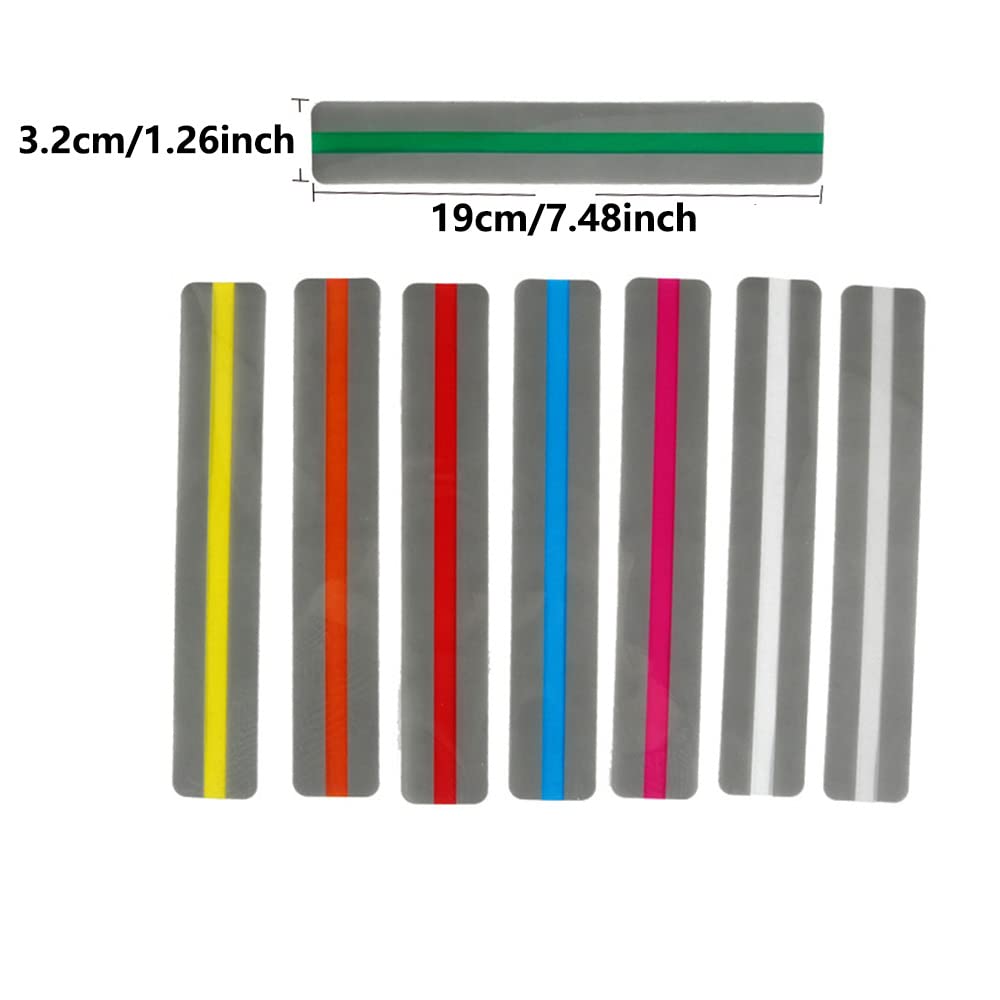 Fogli Colorati Sovrapponibili A4 - 8 Filtri Colorati Per Supporto Alla Lettura, Riduzione Affaticamento Occhi, Per Libri E Schermi