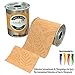 Dynamic Tape Original | Biomechanical Adhesive Tape | Physio Tape for Knee, Ankle, Shoulder, Leg, Muscle Support | Sports Tape for Football, Rugby, Ideal for Athletes | Beige & Beige - 3