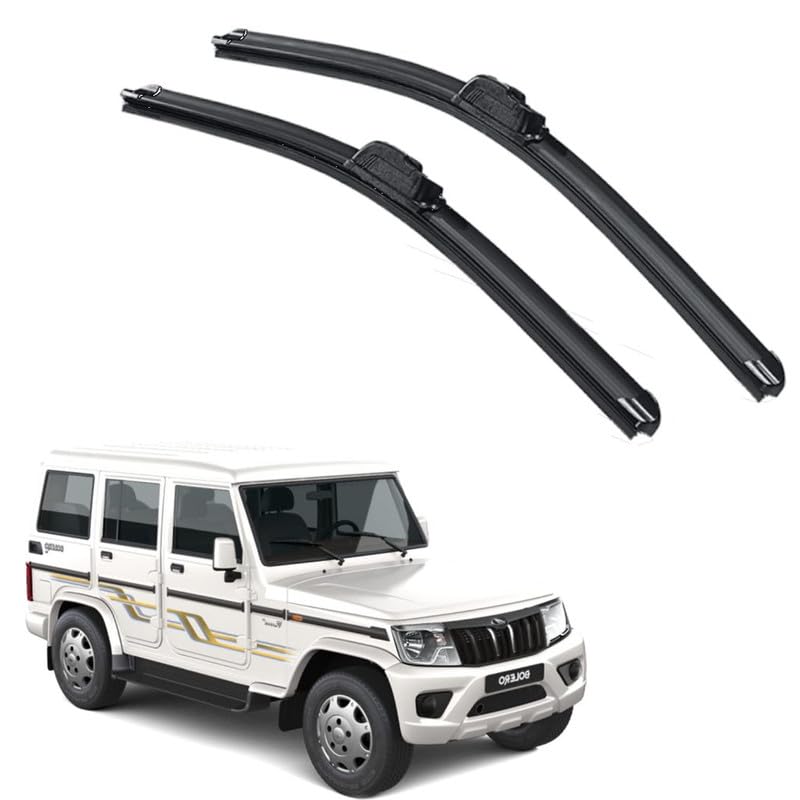 Image of Audio WHeels Perfect Fitting Frameless Windshield 100% Scratch Proof Cleaning Water Repellant Silicon Car Wiper Blades For Equipment Replacement, Set of 2 (D-16 inch & P-16 inch)