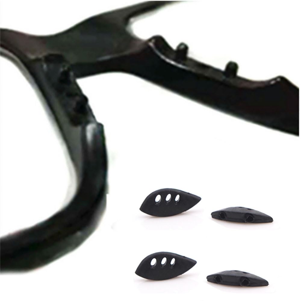 QYAJS Sunglass Nose Pads Cycling Sports Eyeglass Glasses Rubber Holder 2Paris Black