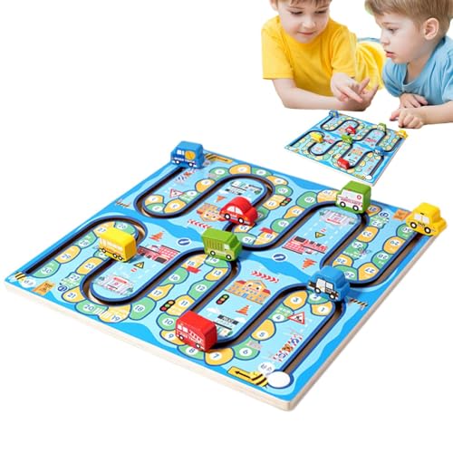 Juguetes De Laberinto Numérico para Niños - Juego De Mesa De Madera para Habilidades Motoras Finas,Juguetes Educativos Interactivos para Aprender A Contar En La Etapa Preescolar para Niños Y Niñas