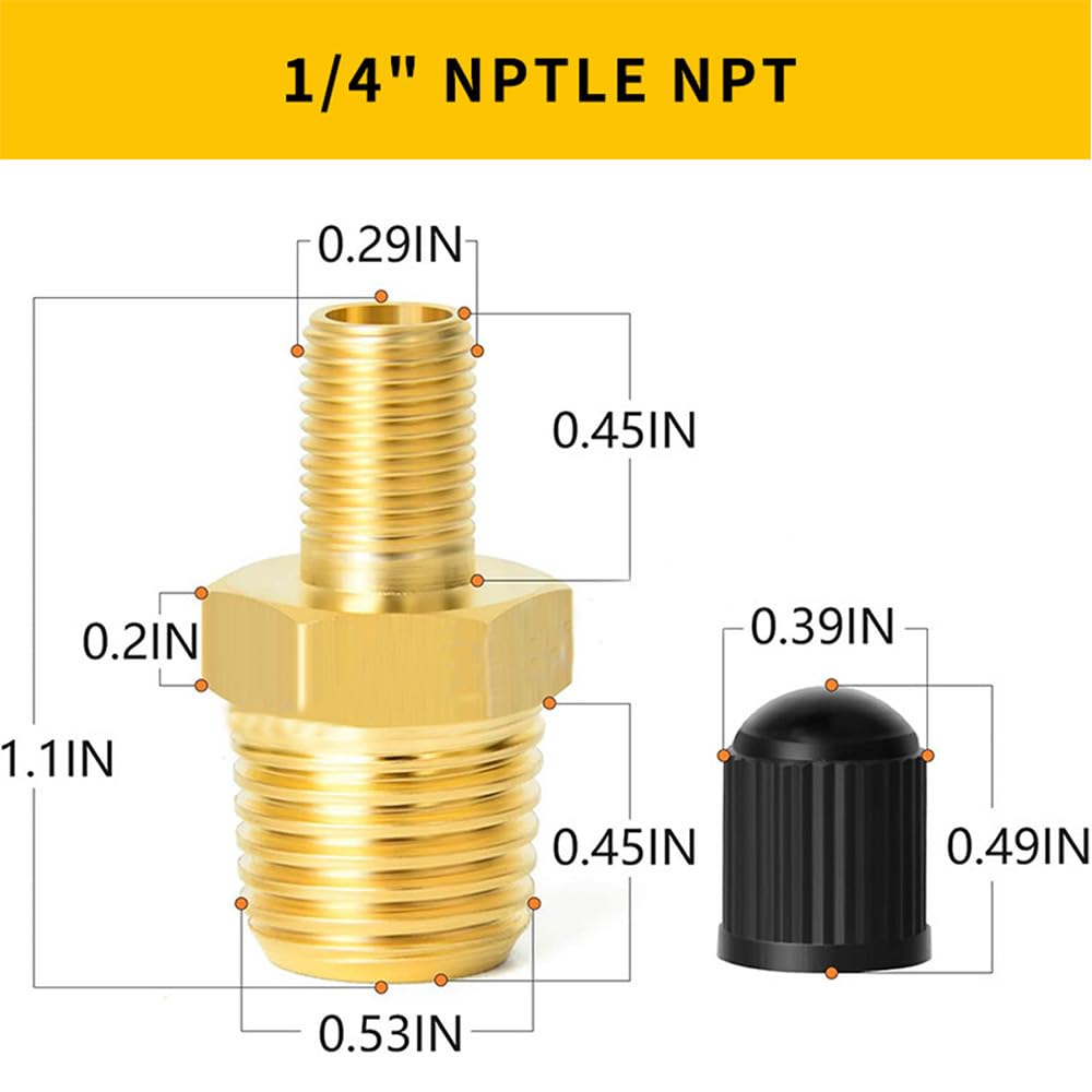 Iplusmile 4sets Tappi Per Valvole Tpms Con Copertura Per - Foto 6