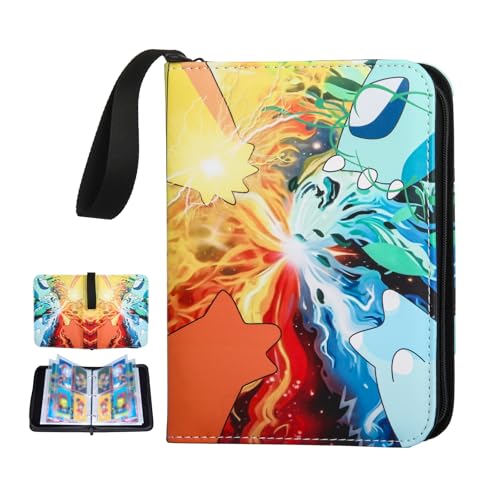 ZUPAPJO Album Para Cartas, 440 Álbum Colección, 55 Páginas Álbum de Cartas Coleccionables, Carpeta Cartas Transparente