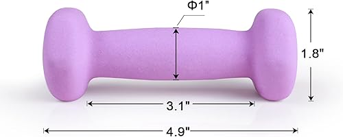 Miniatura 4 de LIONSCOOL Juego de 2 mancuernas con revestimiento de neopreno, mancuernas hexagonales antideslizantes y antienrollables en par para entrenamiento de