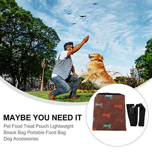 Balacoo Bolsa de Treinamento para Cachorros Saco de Guloseimas Animal Caminhada Lanche Portátil Bols
