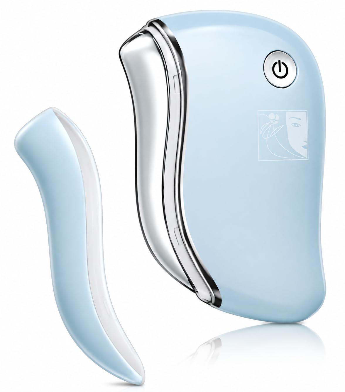 Electric Heated Gua Sha Facial Massager with Heat and Vibration