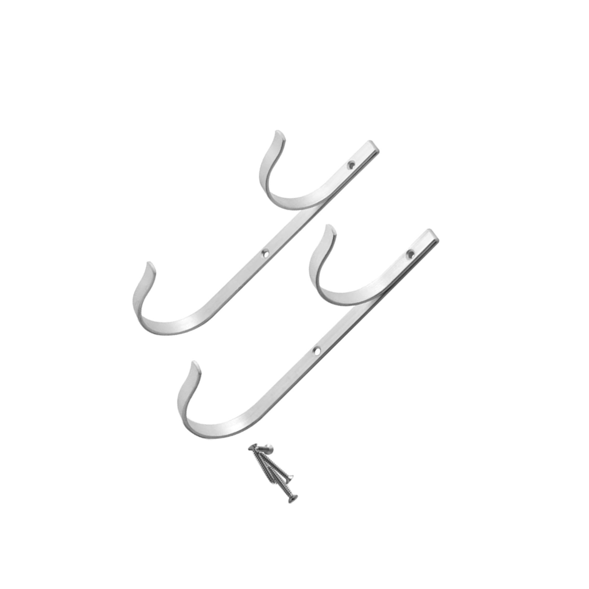 QIXCXAZ Heavy Duty Swimming Pool Pole Storage Clips for Chain Link Fence Rakes Skimmers and Cleaning Tools Durable Equipment Nets Hanger Holder Vacuum Tools