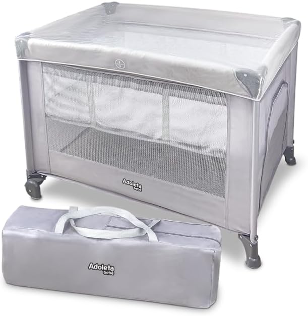 Berço Portátil Infantil Multifuncional Cercado com Mosquiteiro e ...
