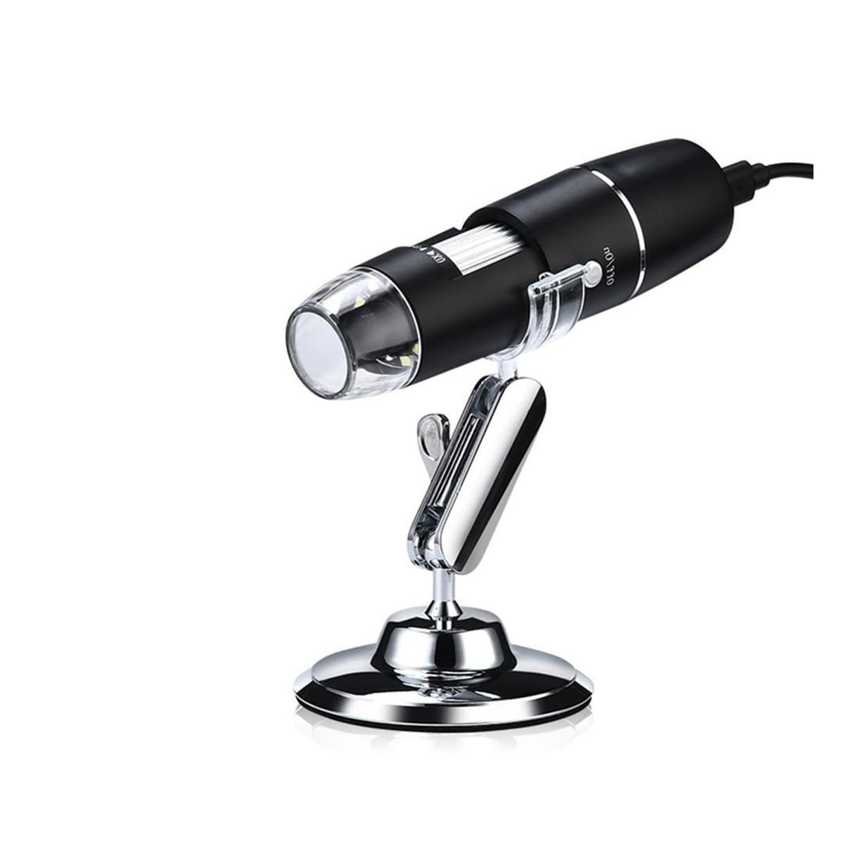 Kit de accesorios para microscopios Cámara de lupa de microscopio 1000X 8led Lupa Cámara de detección Portaobjetos de microscopio(Wifi function)