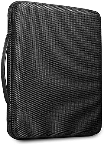 FINPAC Hard Tablet Sleeve Case for 12.9-inch iPad Pro M2/M1 (6th/5th/4th/3rd Gen) 2022-2018, Protective Portfolio Organizer Bag for Surface Pro 9/8/X/7/6/5, Pens, Cables, Electronics,