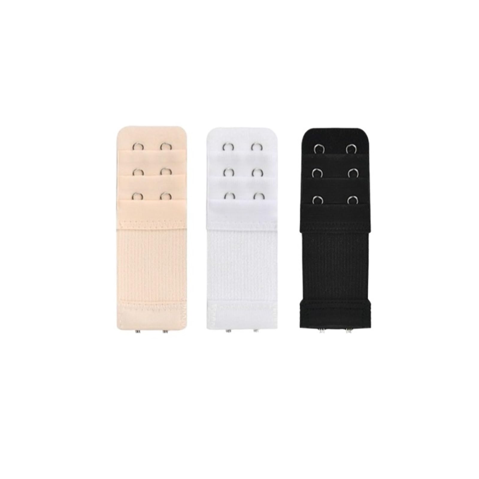 Extensor de Sujetador, 3 uds., Extensor con Gancho 2/3/4 for Mujer, Correa extensión elástica, expansor Clip, Hebilla cinturón Ajustable