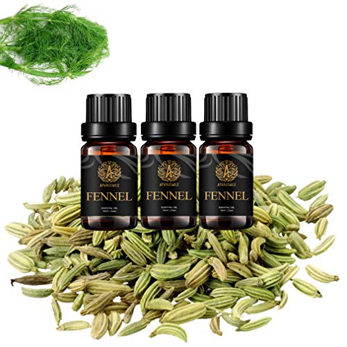 100% puro Hinojo aceite esencial Set para difusores, 3x10ml Aromaterapia Hinojo aceite esencial fragancia Kit, Grado Terapéutico Hinojo aceite esencial Fragancia Kit para humidificador, hogar, masaje