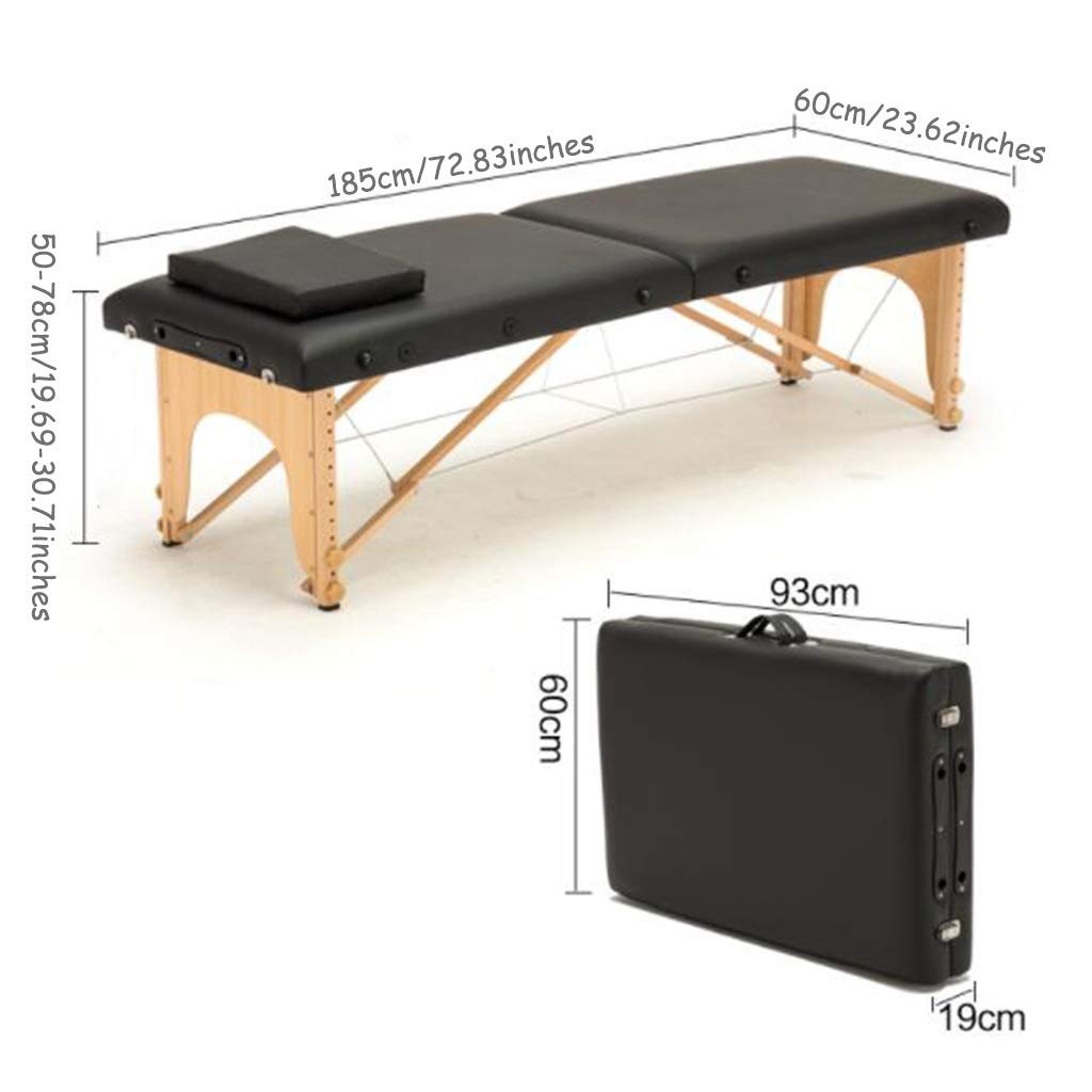 Lettini da Spa, lettini da Massaggio, Lettino Pieghevole, Lettino per agopuntura, Lettino per Bellezza, Lettino Portatile per Terapista Mobile, per la casa