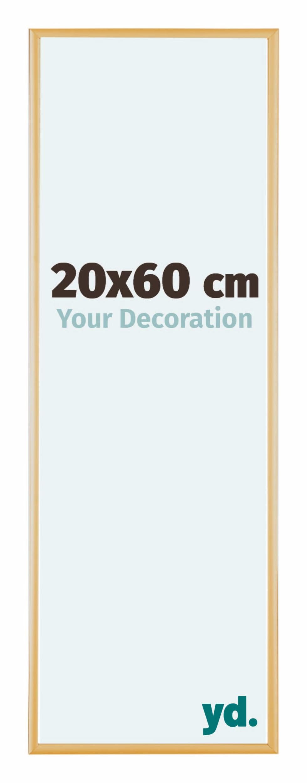 Your Decoration - Picture Frame 20x60 cm - Gold Vintage - Decorative Wall Frame in Aluminium with Antireflection - Frame 20x60 - Kent — image 1