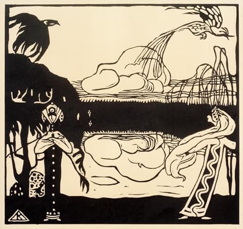 Tableau les oiseaux de Kandinsky : l'affiche sur toile pour réveiller un mur blanc
