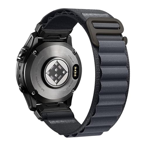 Image of Premium Nylon Strap 22mm for Garmin Forerunner 945, Fenix 5, 6, 7 Smartwatch - Alpine Loop